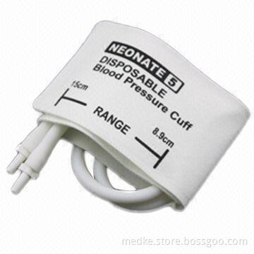 Neonate Disposable NIBP Cuff, Double Tube, 8.9 to 15cm